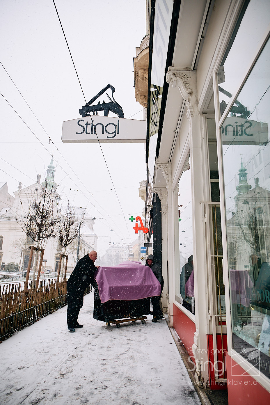 Auslieferung KAWAI K400 im Winter 