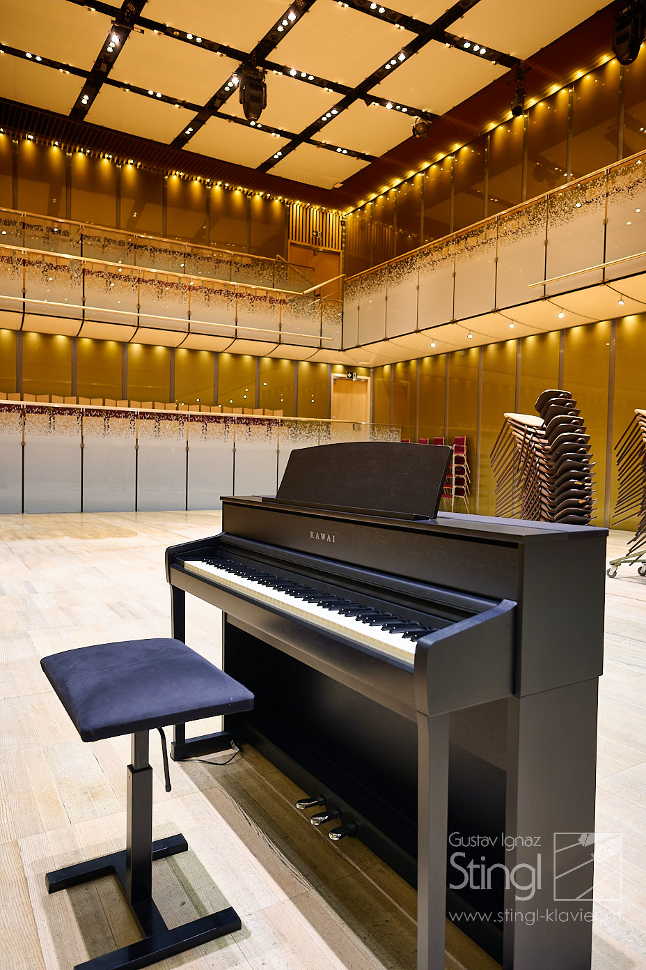 STINGL liefert KAWAI Digitalpiano in den Musikverein Wien (Gläserner Saal)