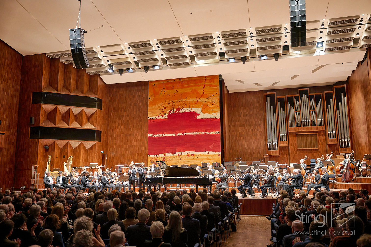 Unser FAZIOLI F278 für die Wiener Symphoniker